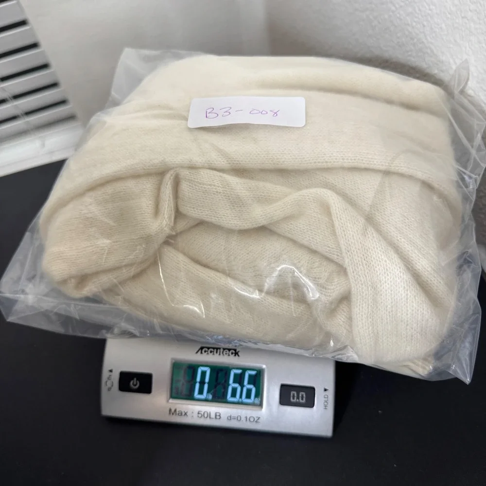 PORTOLANO 100% Cashmere Cream Pullover Sweater‎ Long Sleeve Women's Size M